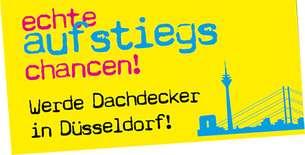Logo "Werde Dachdecker in Düsseldorf"